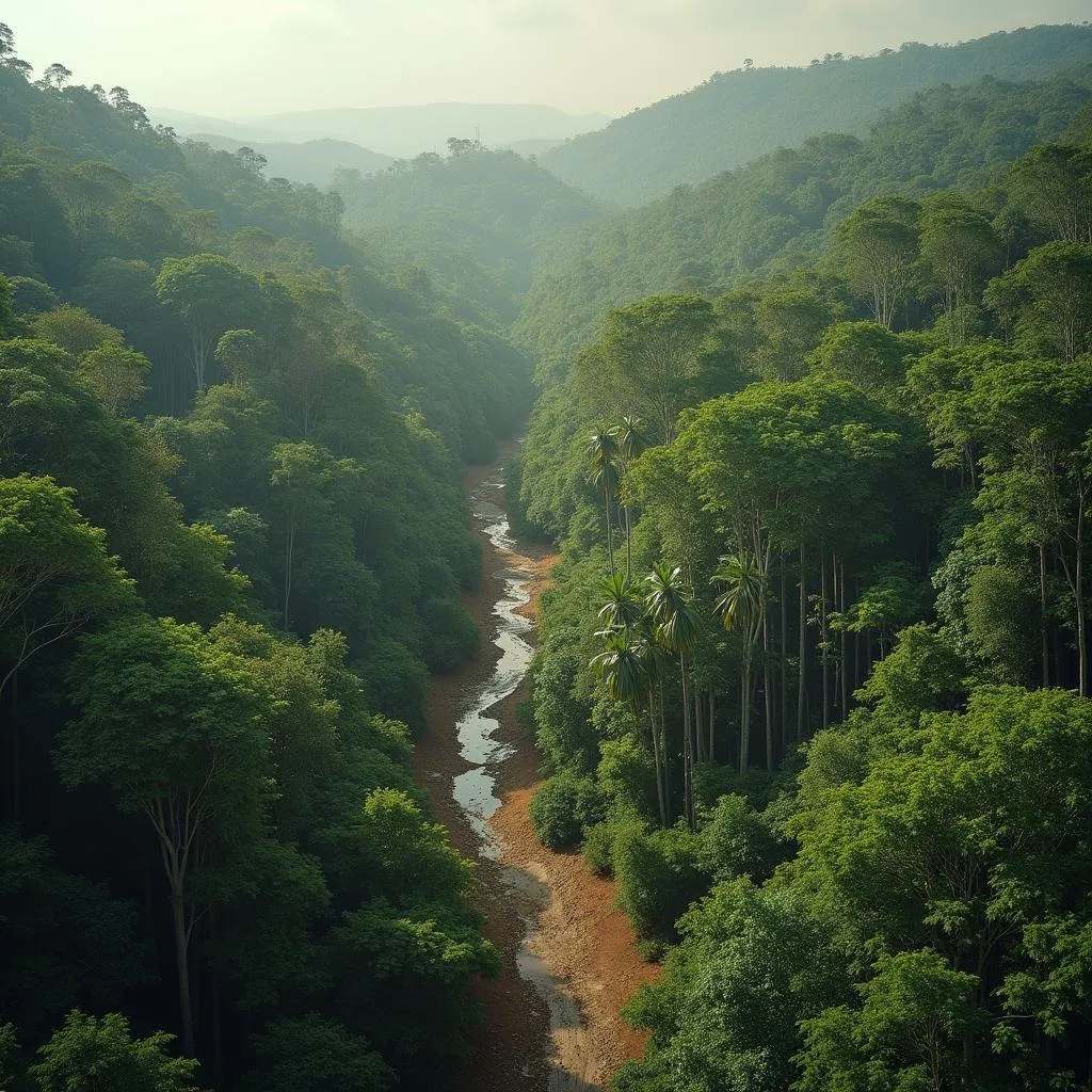 Deforestation Threatens Chimpanzee Habitat