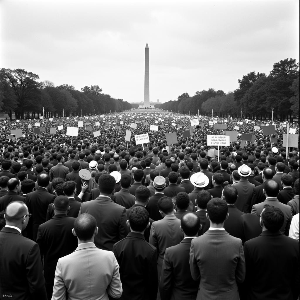 Photograph of the March on Washington for Jobs and Freedom