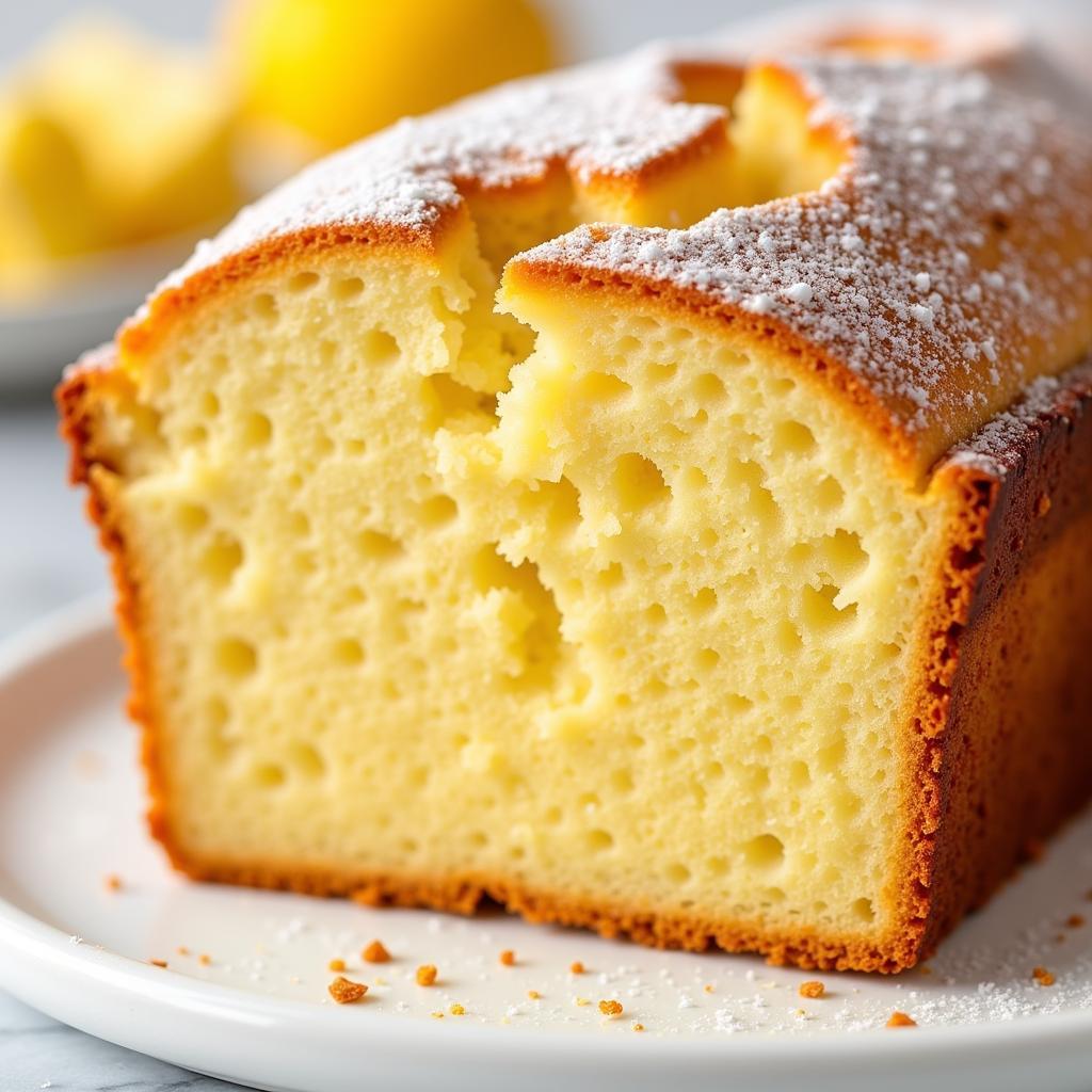 Lemon Pound Cake Crumb