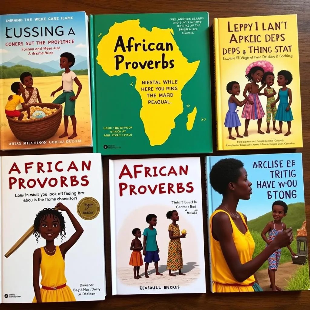 Collection of African proverbs books