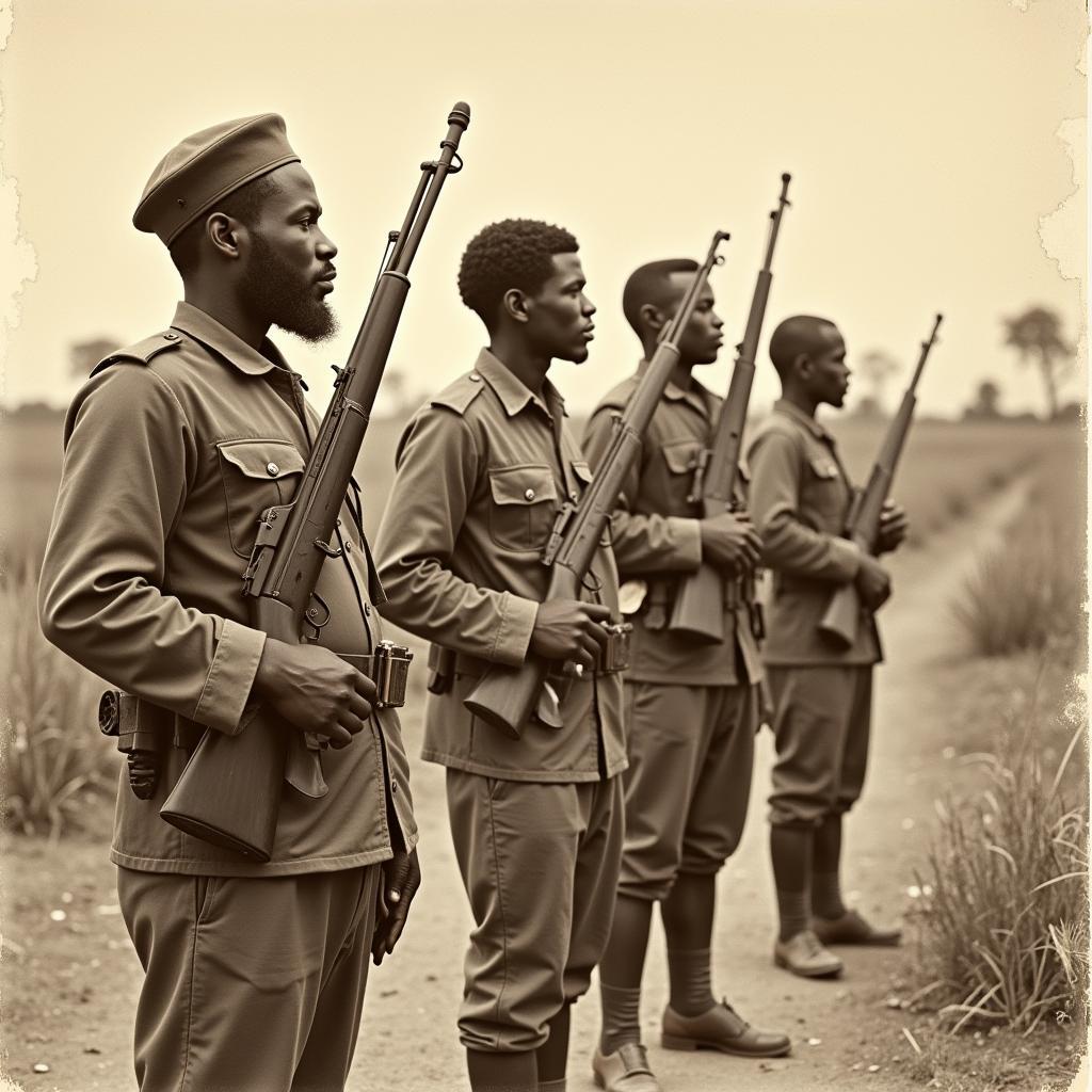 African Soldiers During Colonial Era