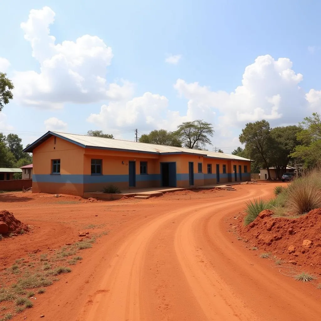 Community development project near a diamond mine