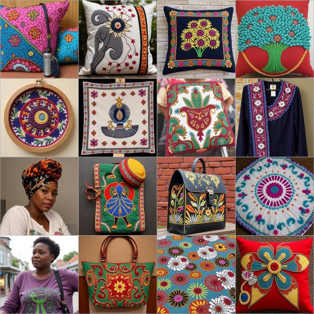 Completed African Embroidery Projects