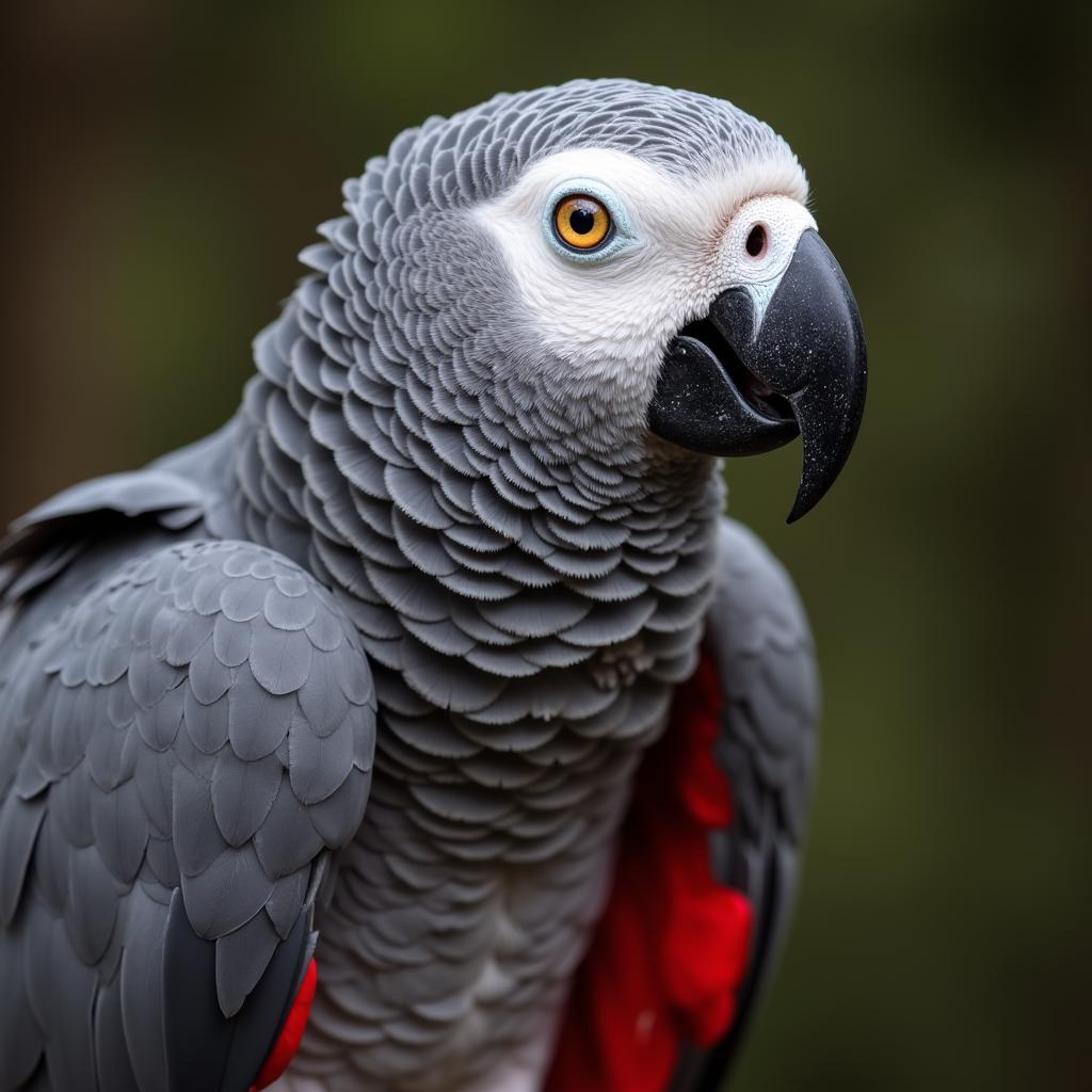 Congo African Grey Parrot