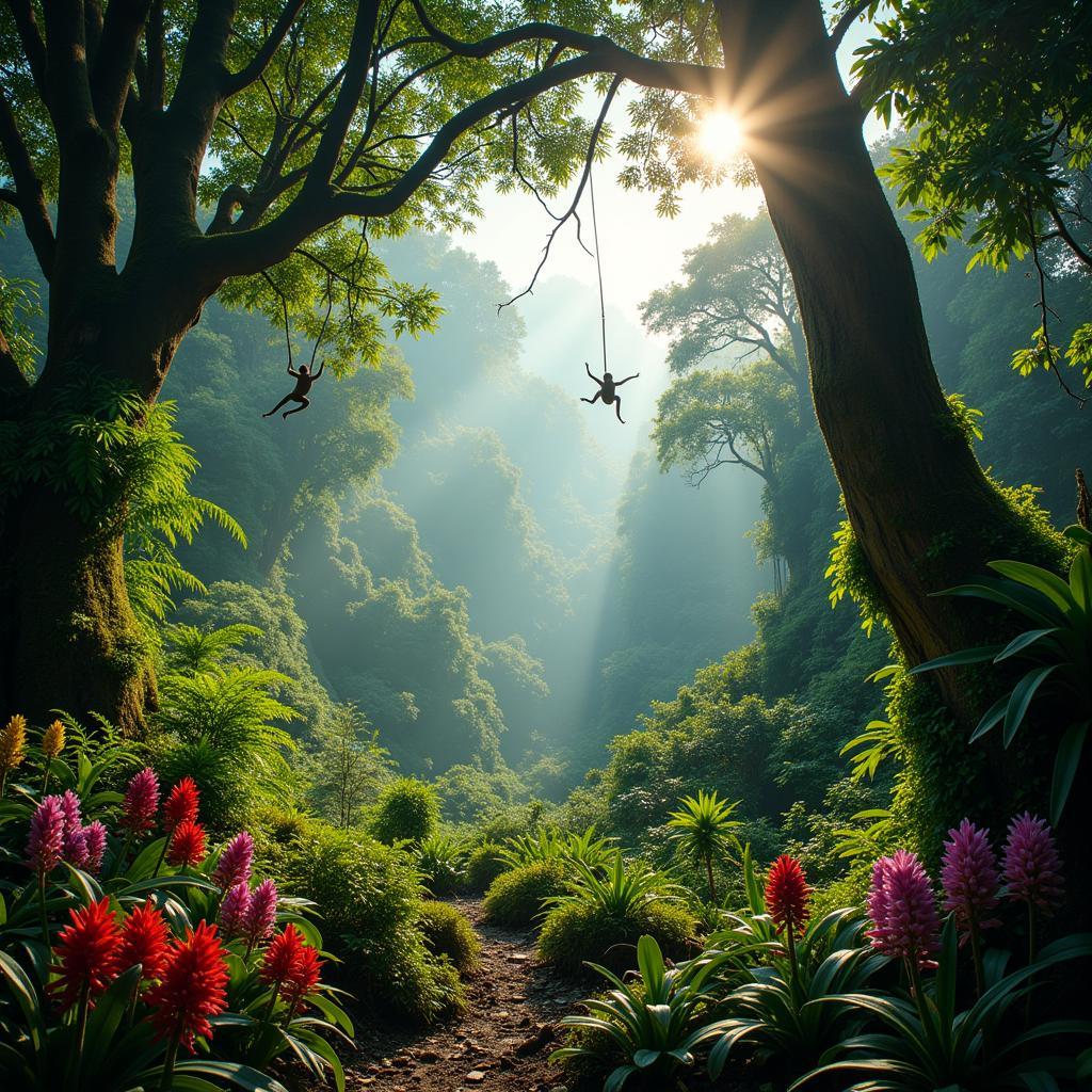 Congo Basin Rainforest Canopy