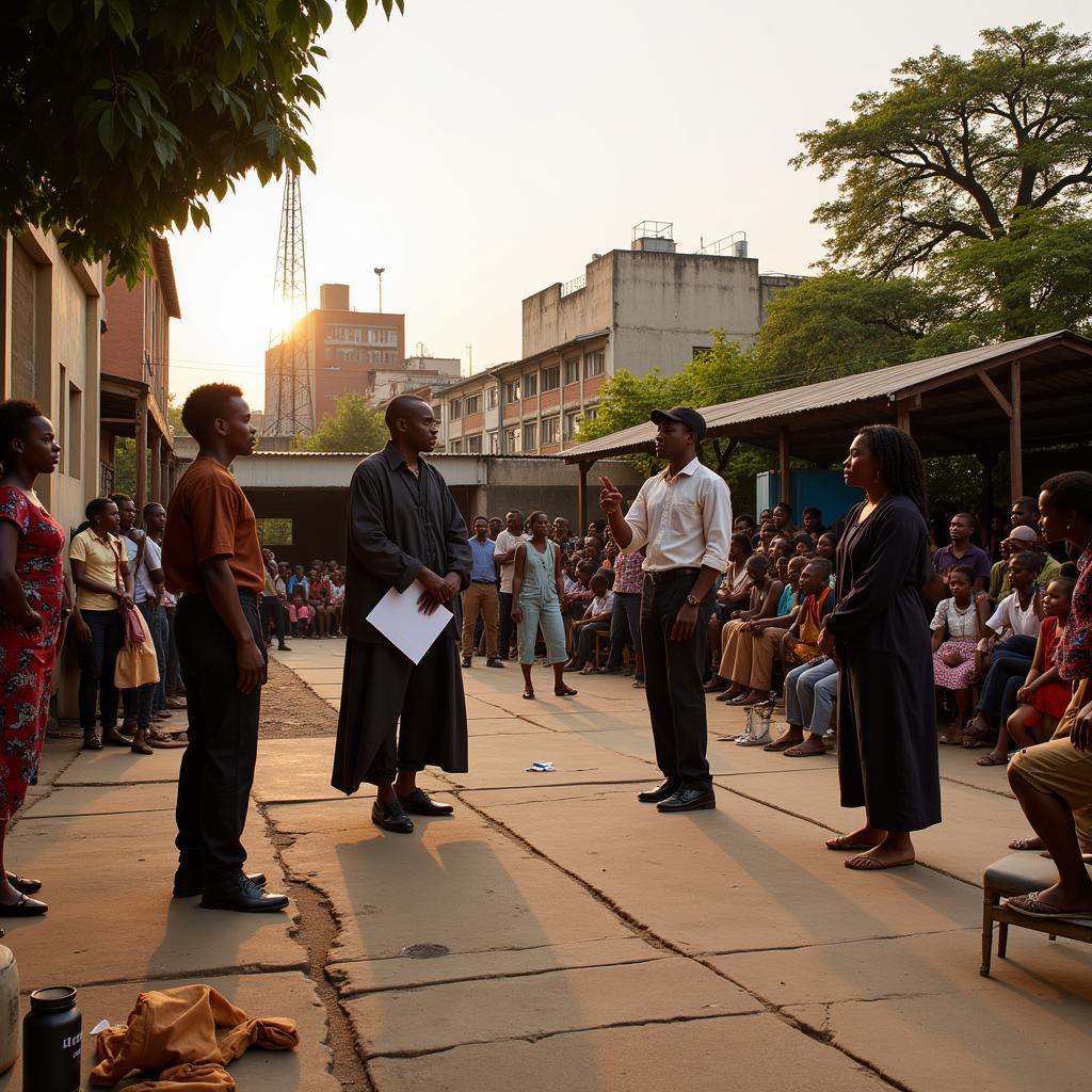 Contemporary African Theatre Performance in an Urban Setting