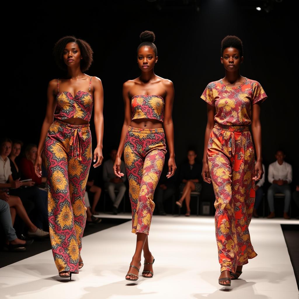 Contemporary Fashion Designs Featuring African Patterns 