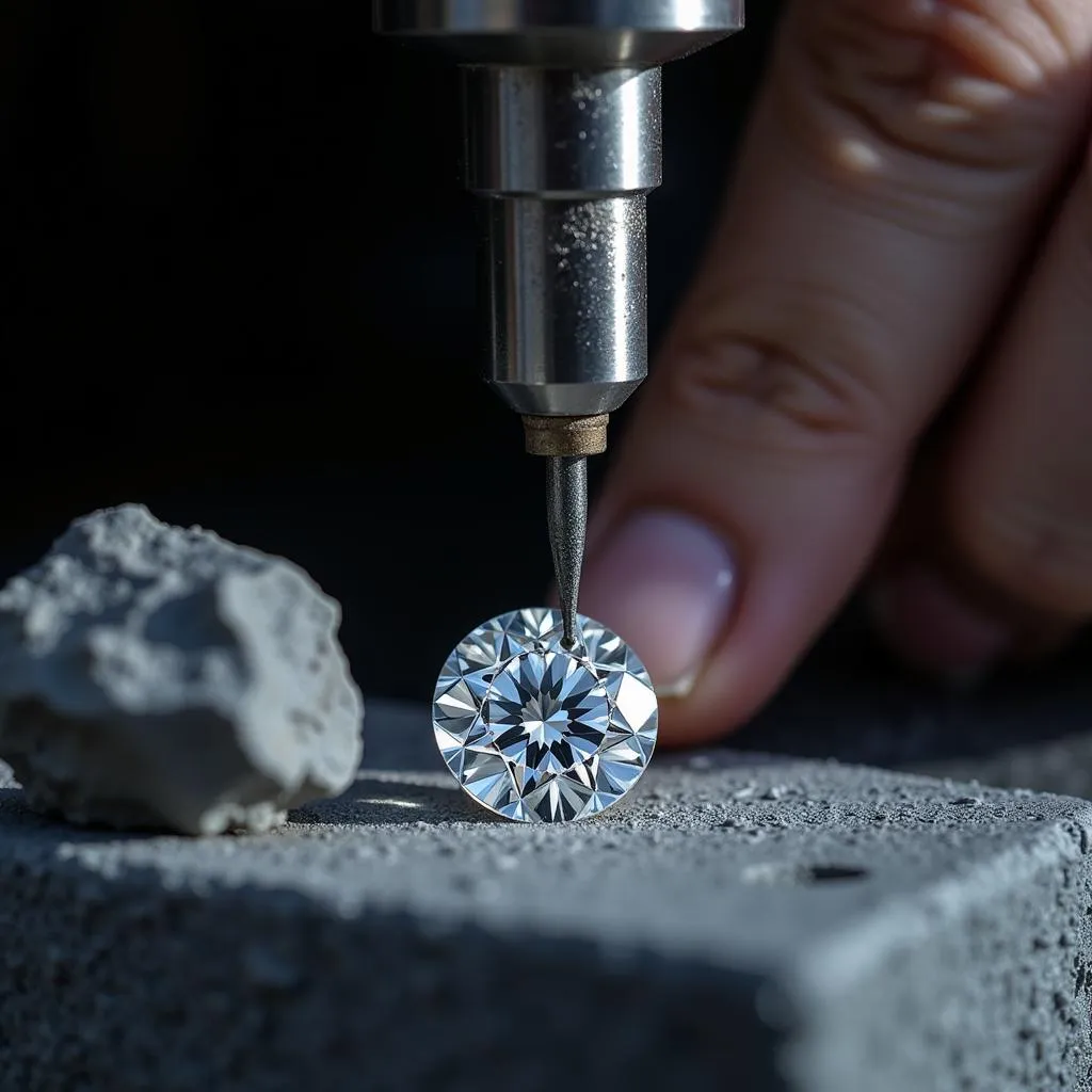 Diamond cutting and polishing technology