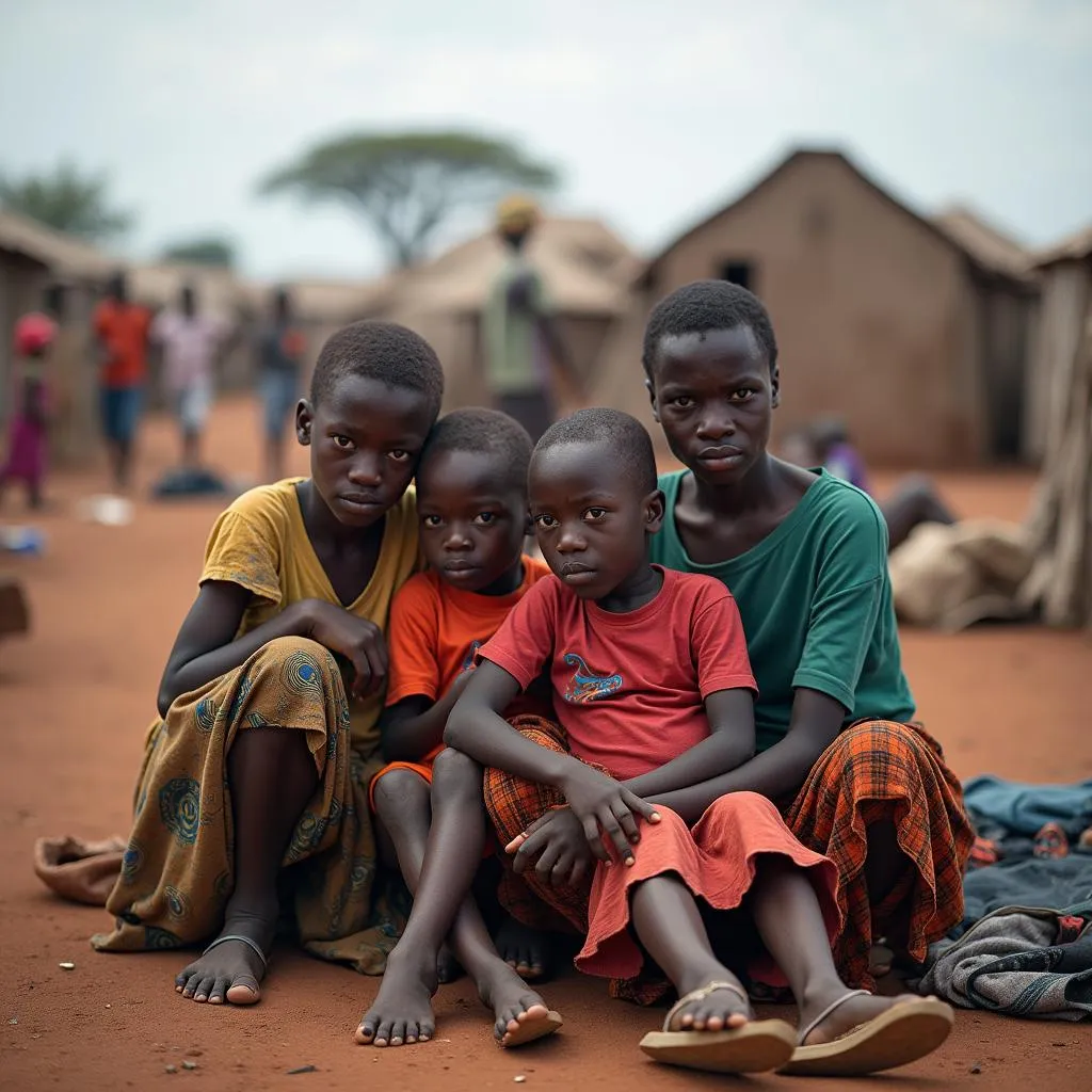 Displaced Families Seeking Refuge in the Central African Republic