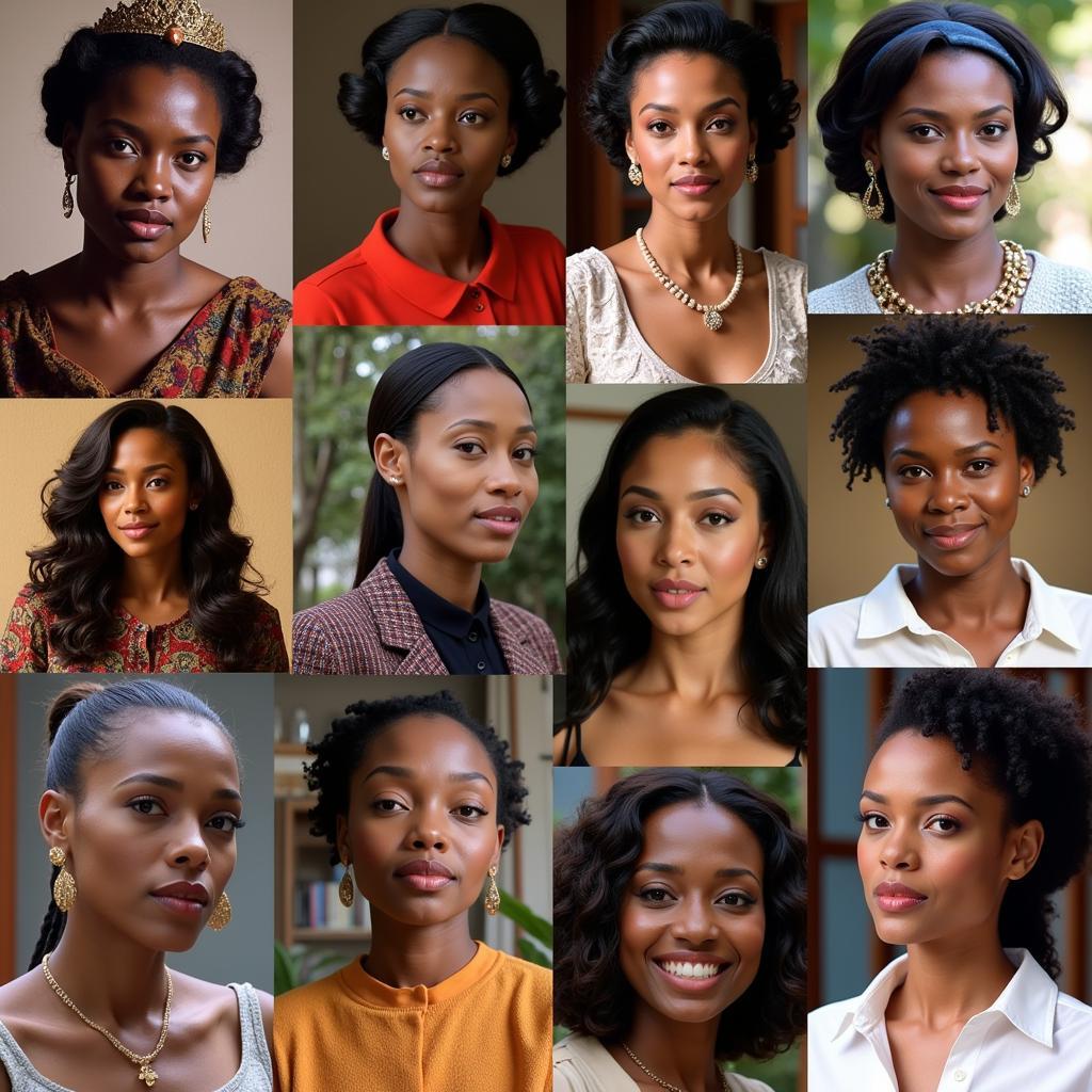 African Actresses in Diverse Roles