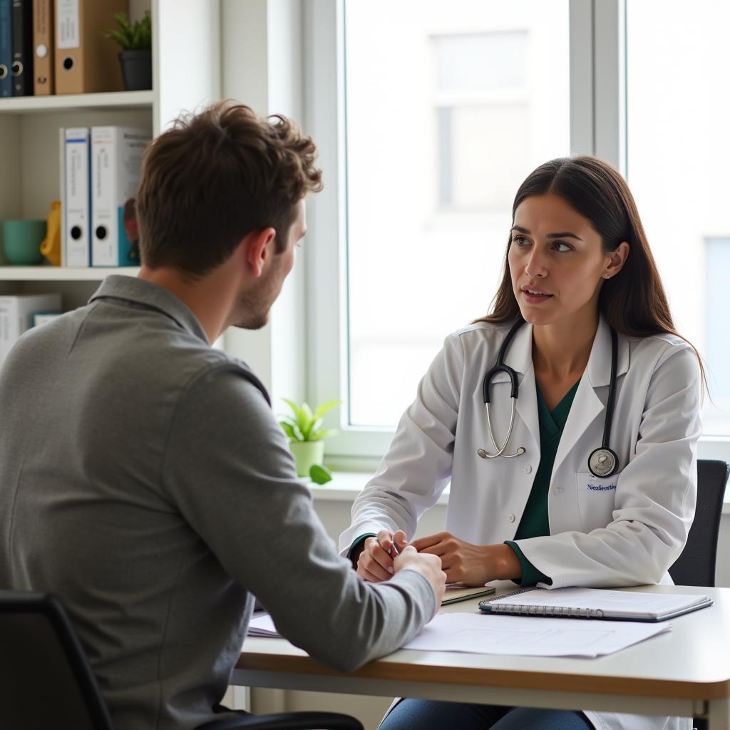 Doctor Discussing Herbal Remedies with Patient