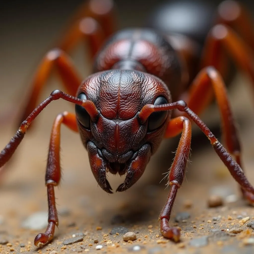 Driver Ant Close-up: Powerful Mandibles