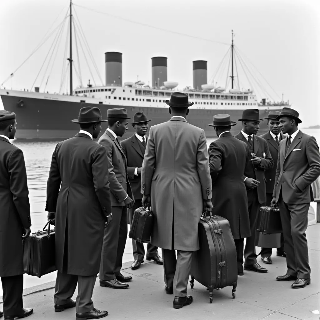 African Black travelers in the early 20th century