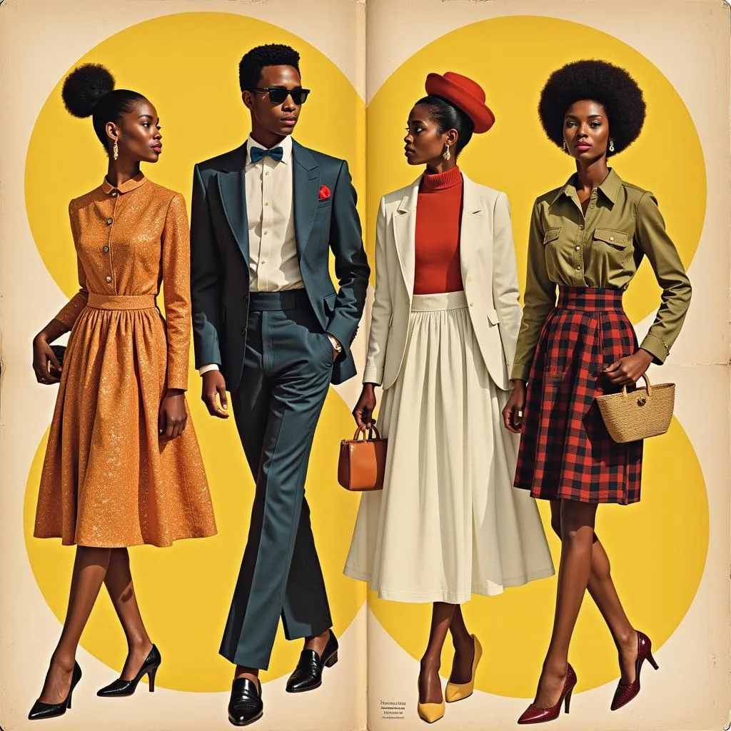 Early African American Fashion Catalog Cover