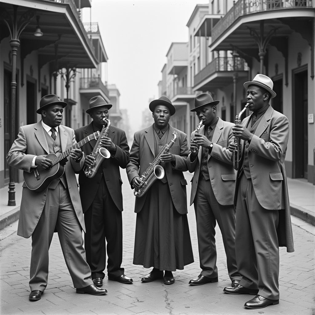 Early Jazz Musicians in New Orleans