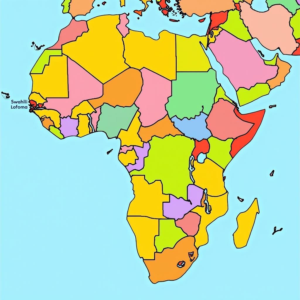 Map of East Africa