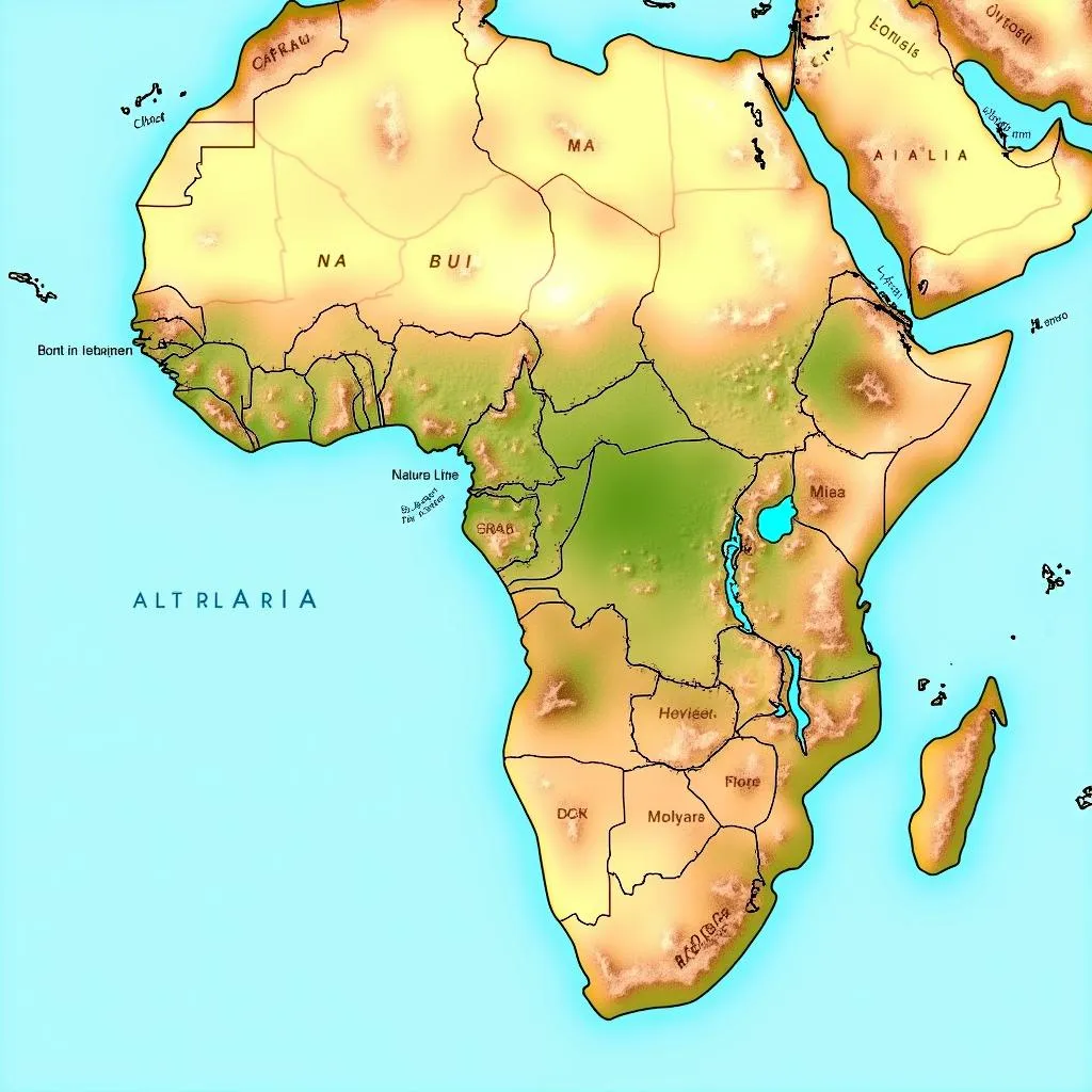 East African Rift System Map