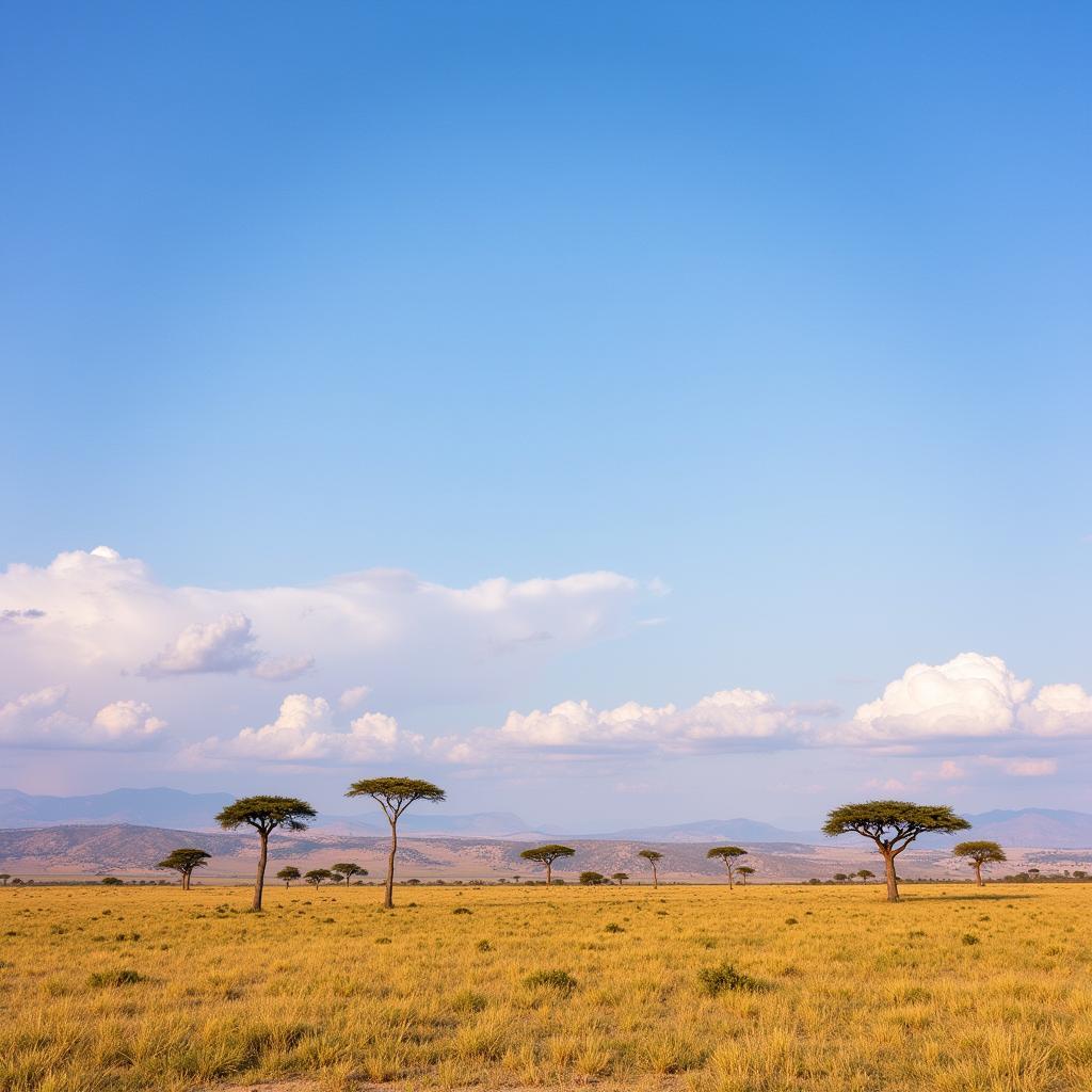 Serene Landscape of the East African Savannah