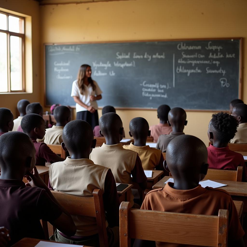 East African Students Learning