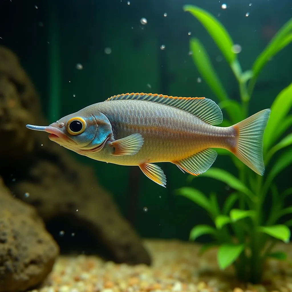 Elongated African Cichlid