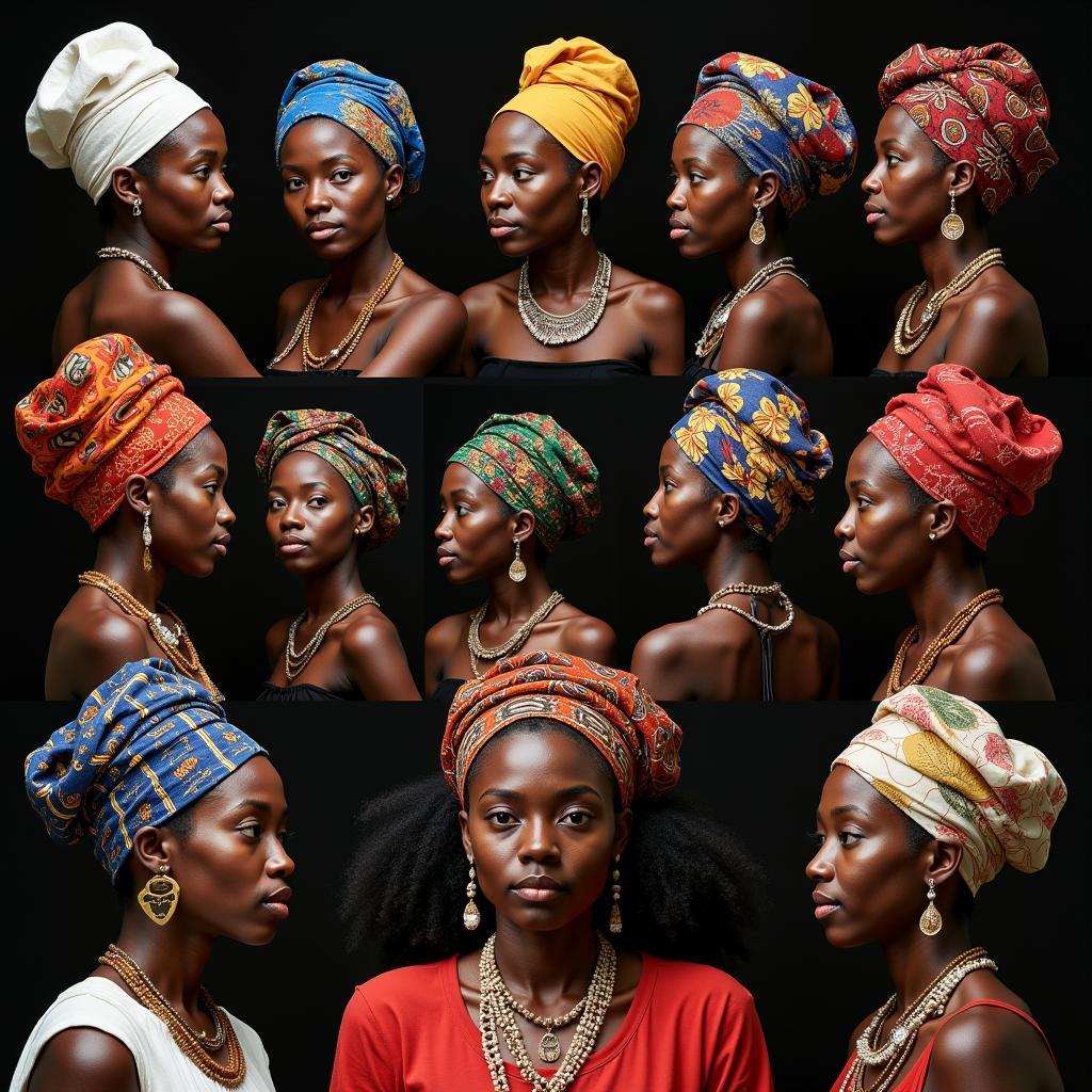 Enslaved African Women in Headwraps