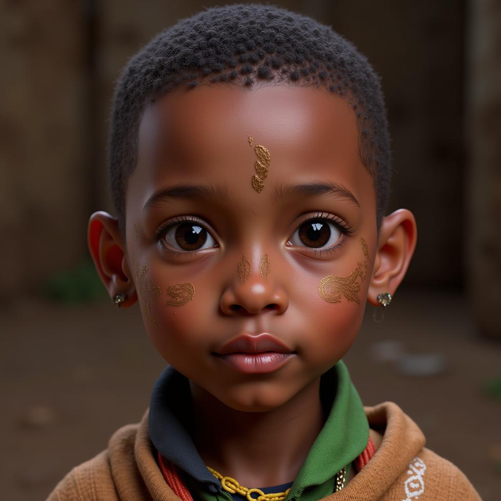 Ethiopian Boy 3D Model