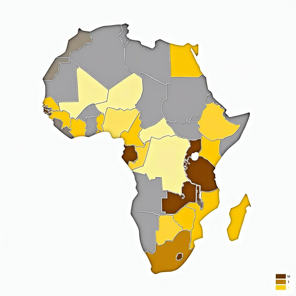 Map of FGM prevalence in Africa