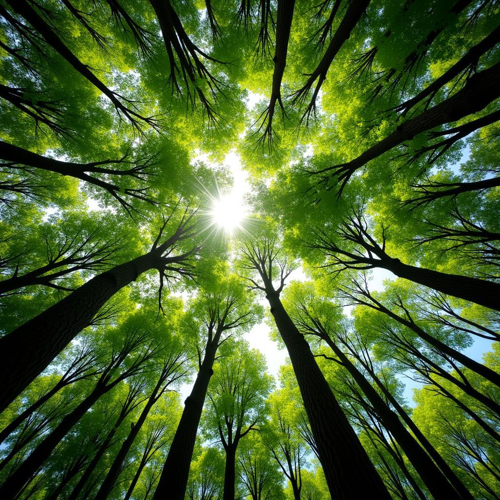 Forest Canopy as Carbon Sink