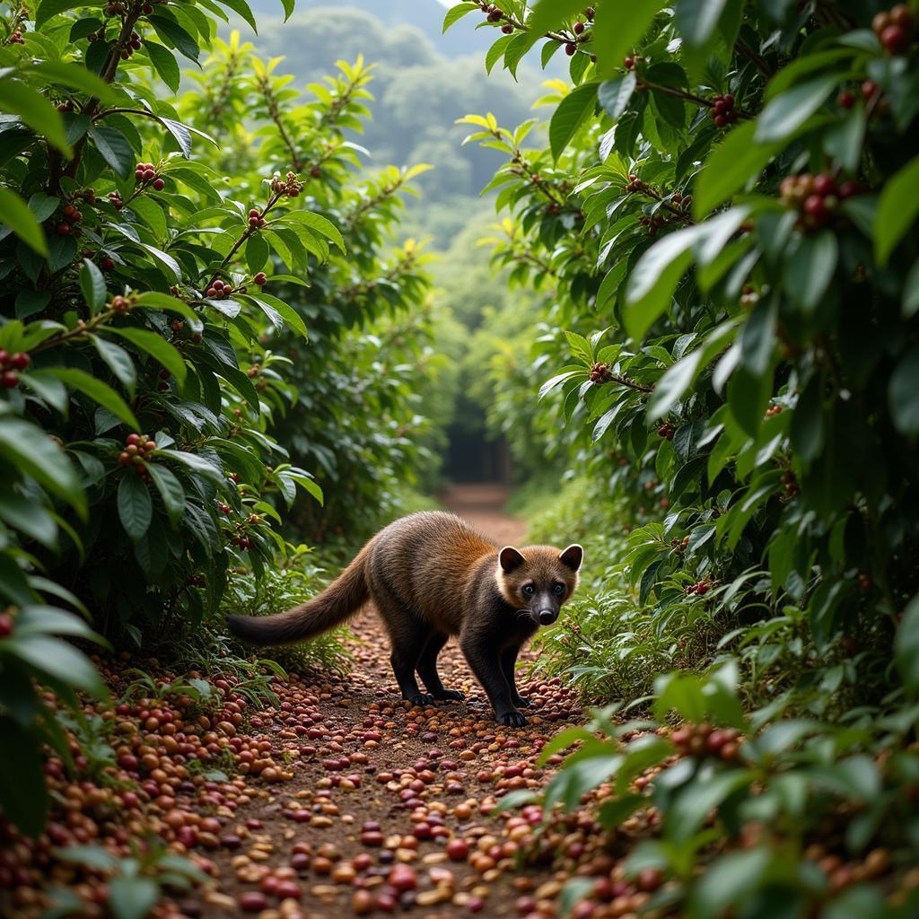 Free-Range Civet Coffee Plantation