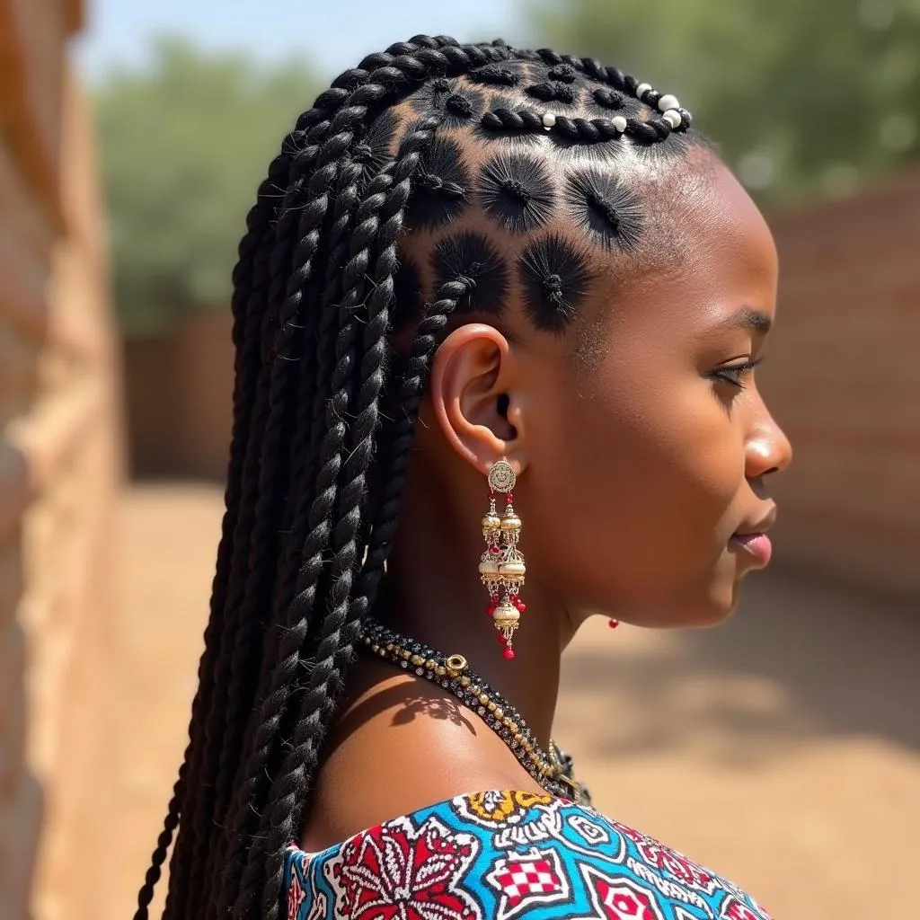 Fulani Braids Hairstyle