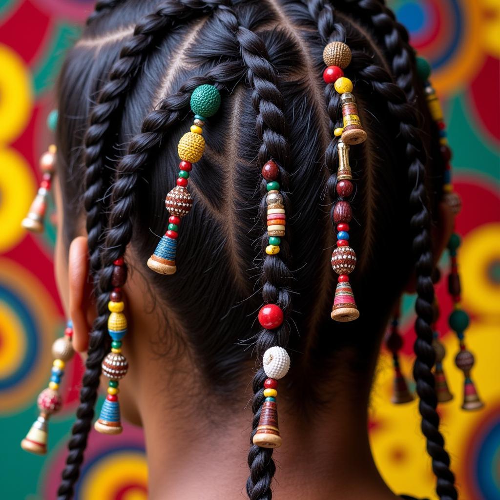 Ghanaian Aunty Bang Braids