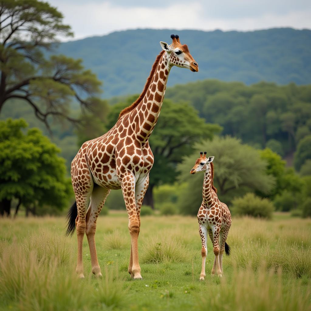 Giraffe Future Generations:  Ensuring Their Survival