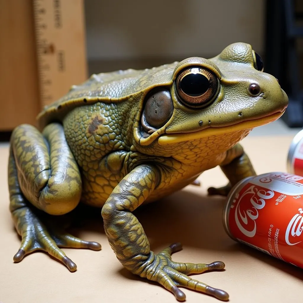 Goliath Frog Size Comparison