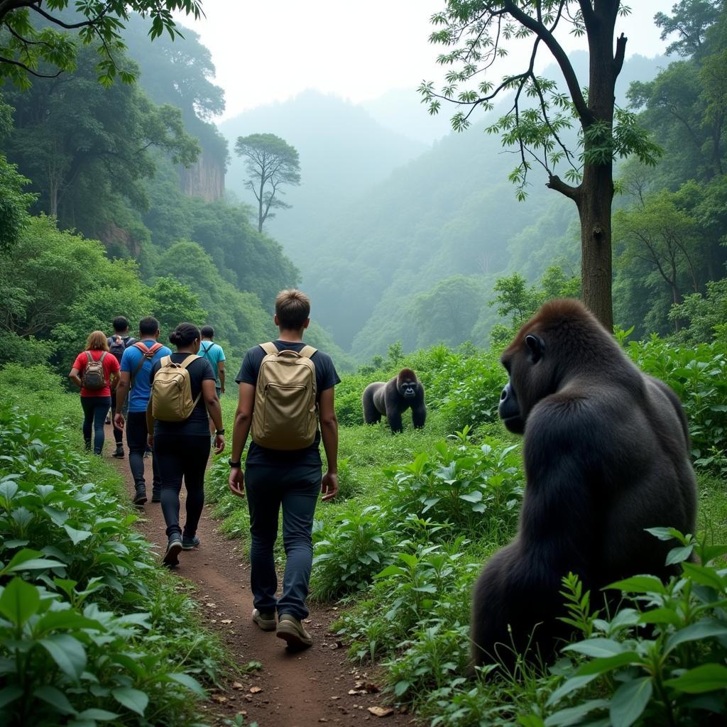 Gorilla Trekking in Volcanoes National Park, Rwanda