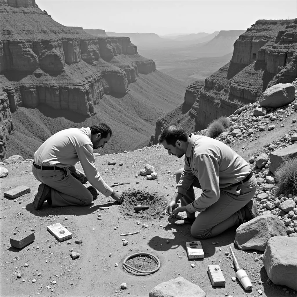 Archaeological Excavation in the Grand Canyon