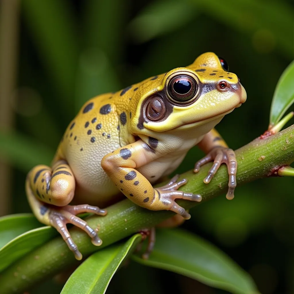 Healthy African dwarf frog