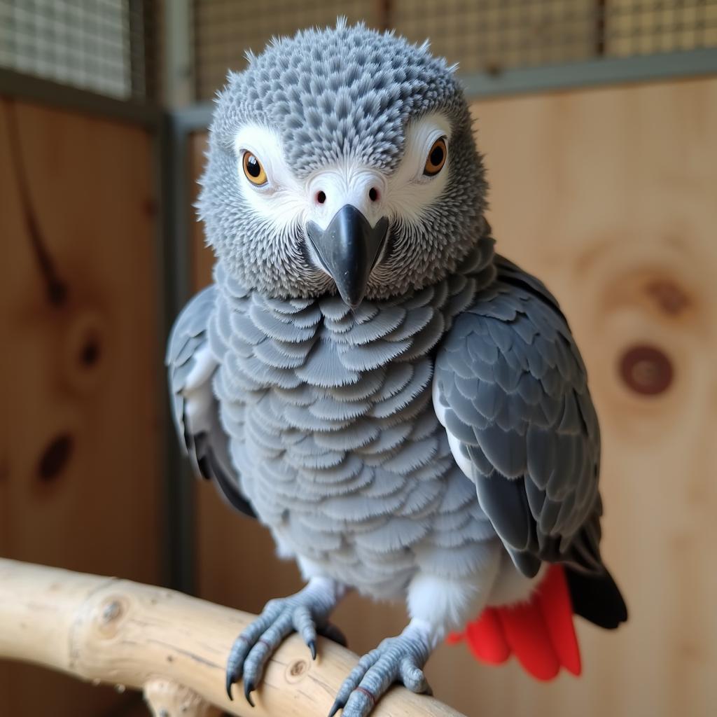 Healthy African Grey Parrot Chick