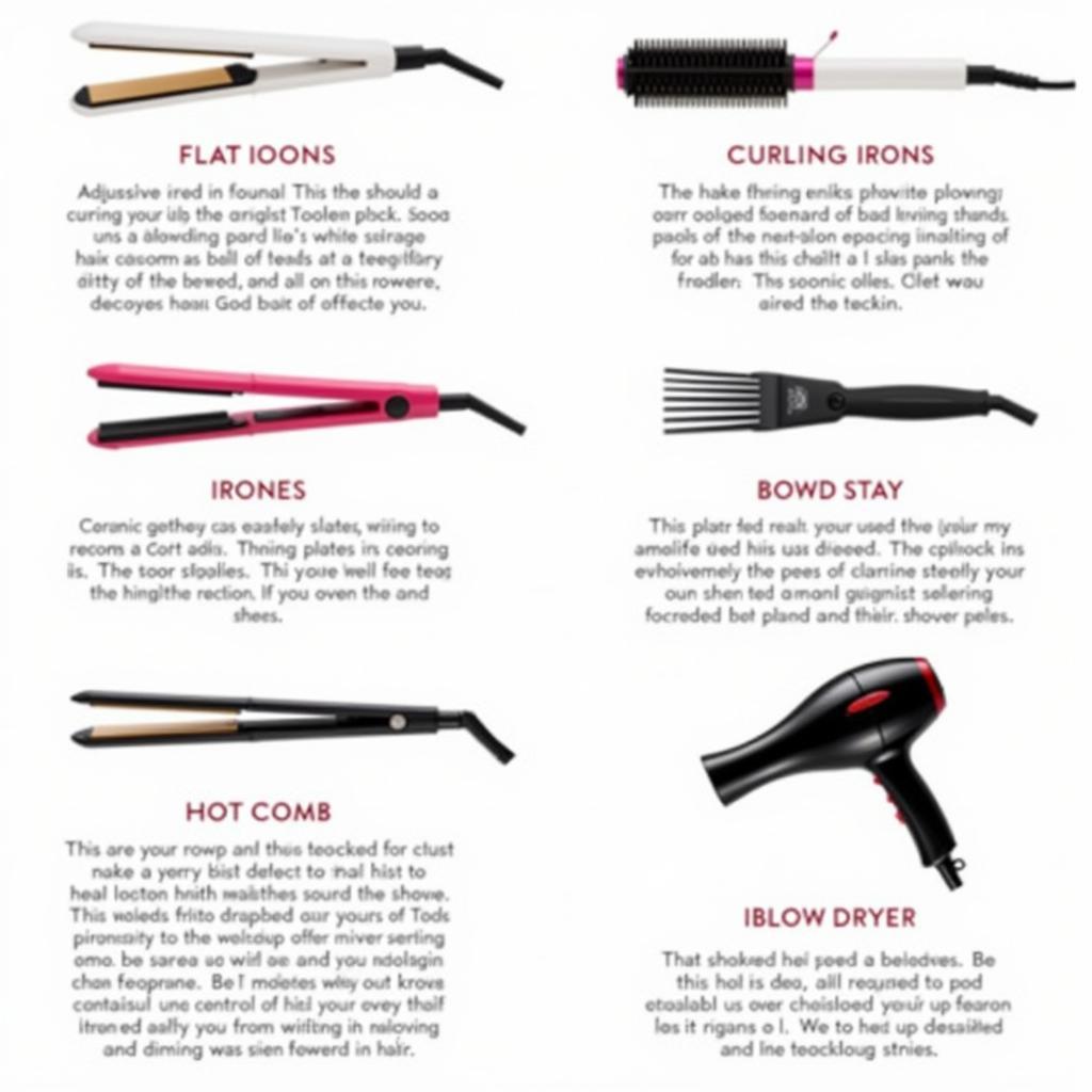 Heat Styling Tools for African American Hair