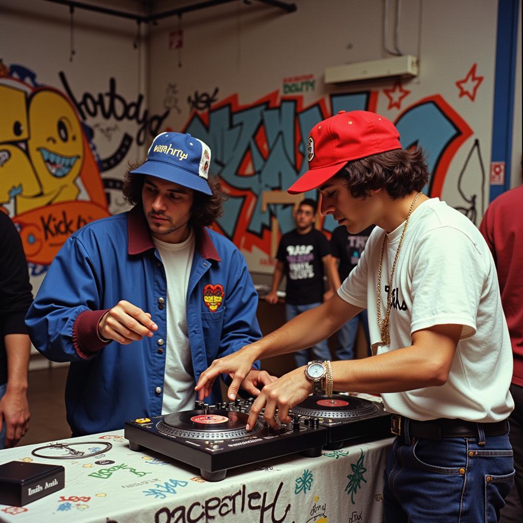 The vibrancy of hip-hop culture in the 1980s