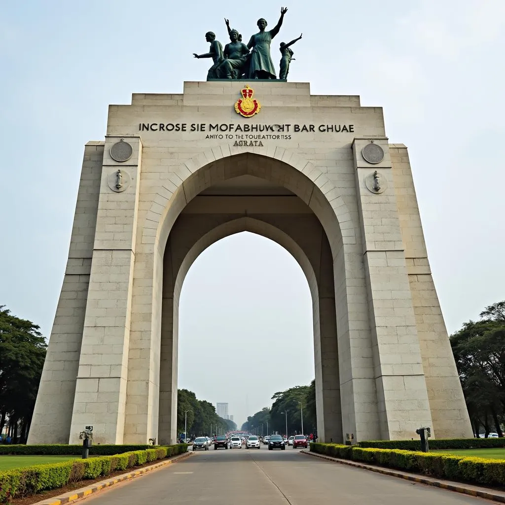 Independence Arch in Accra, Ghana