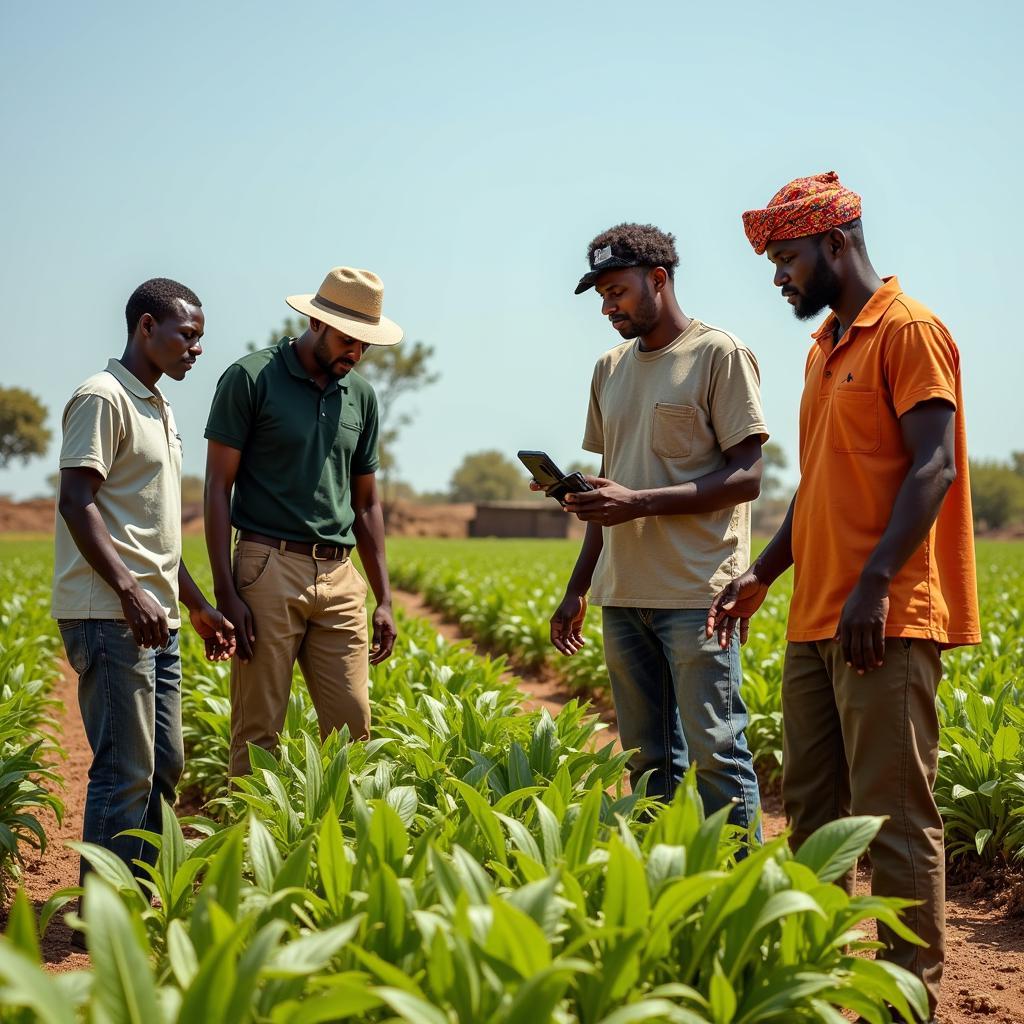 Indian Agronomists Training African Farmers