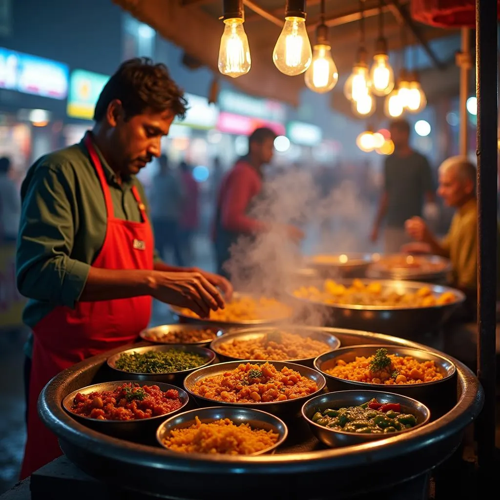 Indian Street Food Vendor