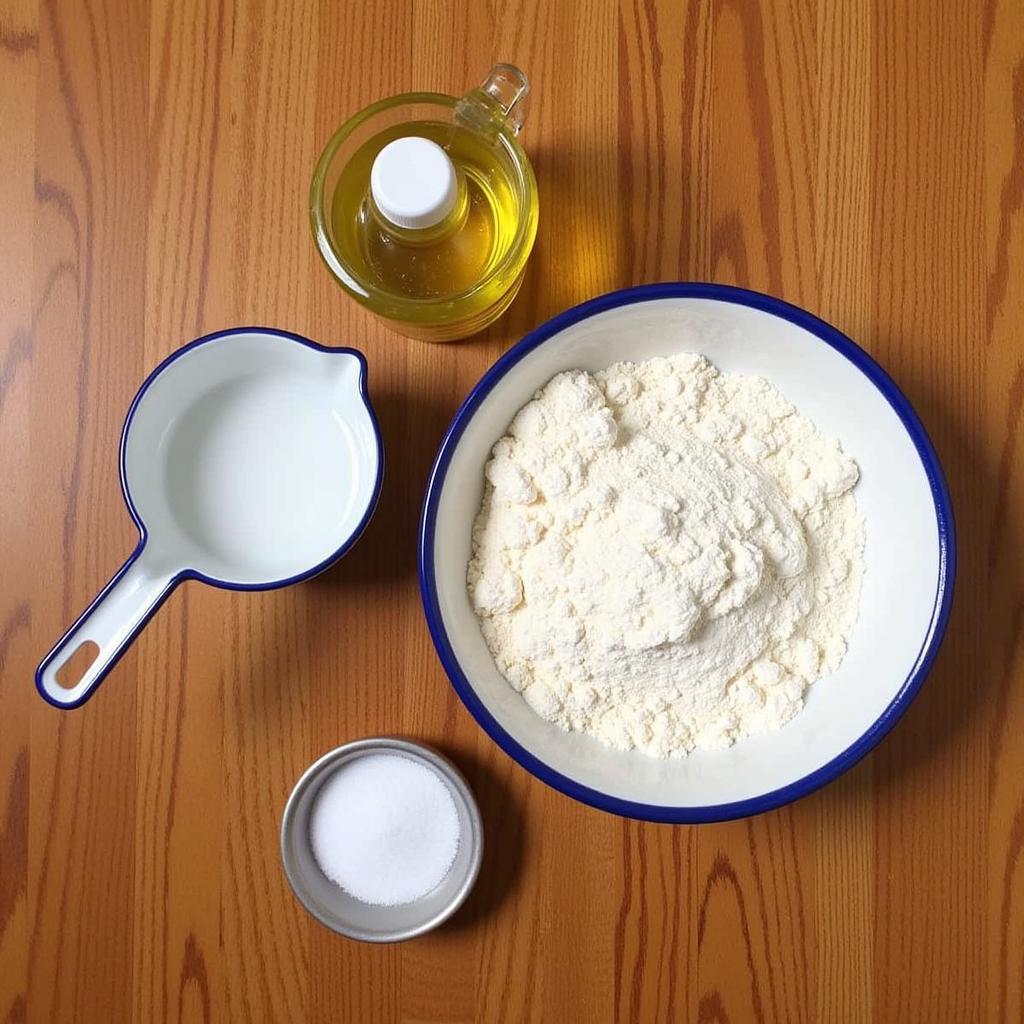 Ingredients for African Chapati