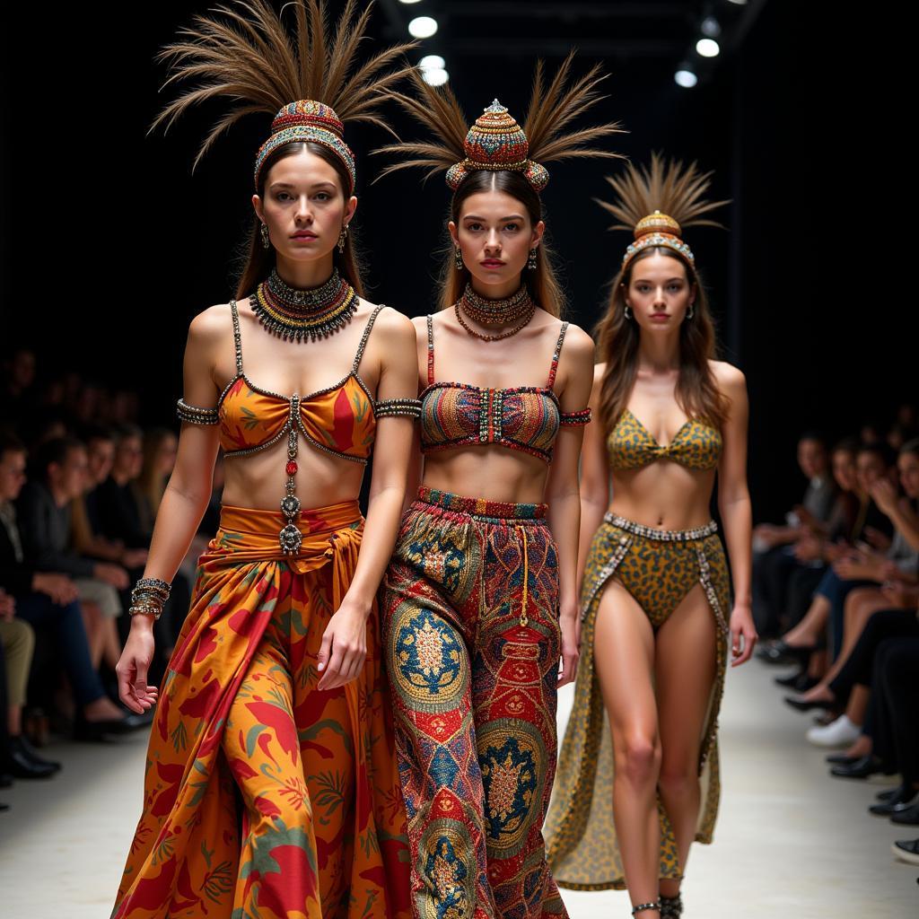 Jean Paul Gaultier Runway Show: African Influence 