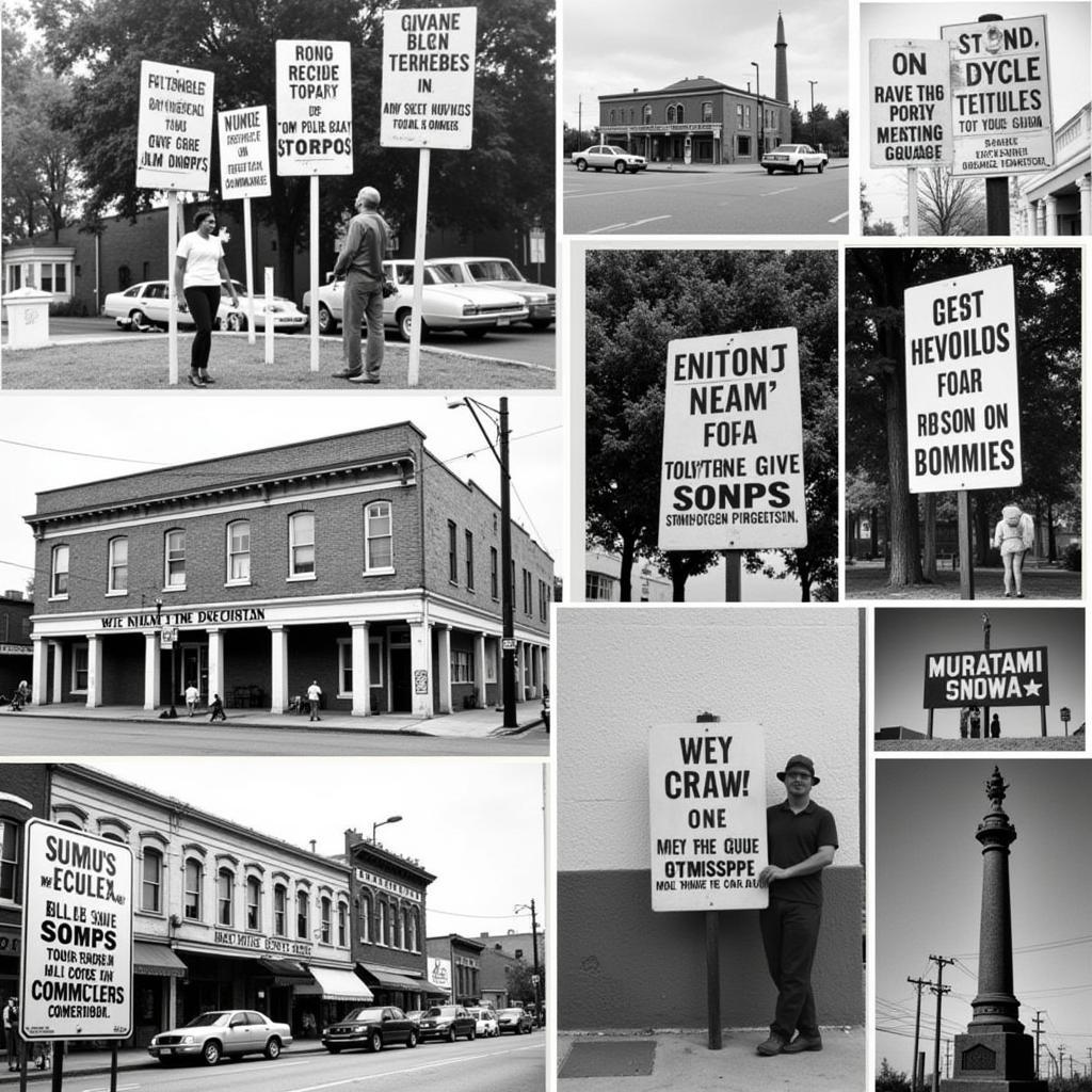 Jim Crow Segregation Signs in Mississippi