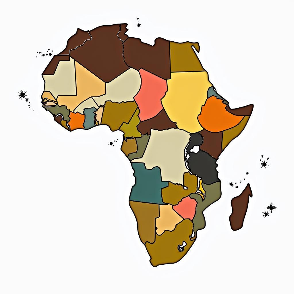 Geographic Distribution of Khoisan Languages