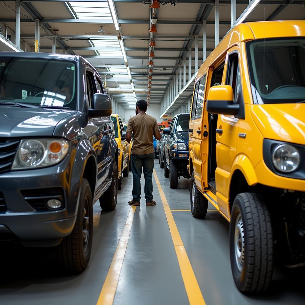 Kiira Motors Assembly Line in Uganda