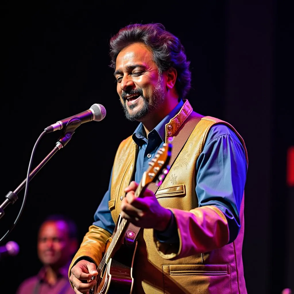 Kumar Sanu Performing in Africa