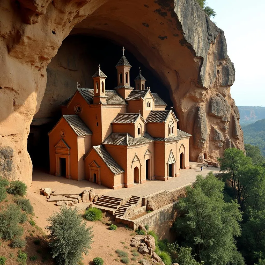 Rock-hewn church in Lalibela, Ethiopia