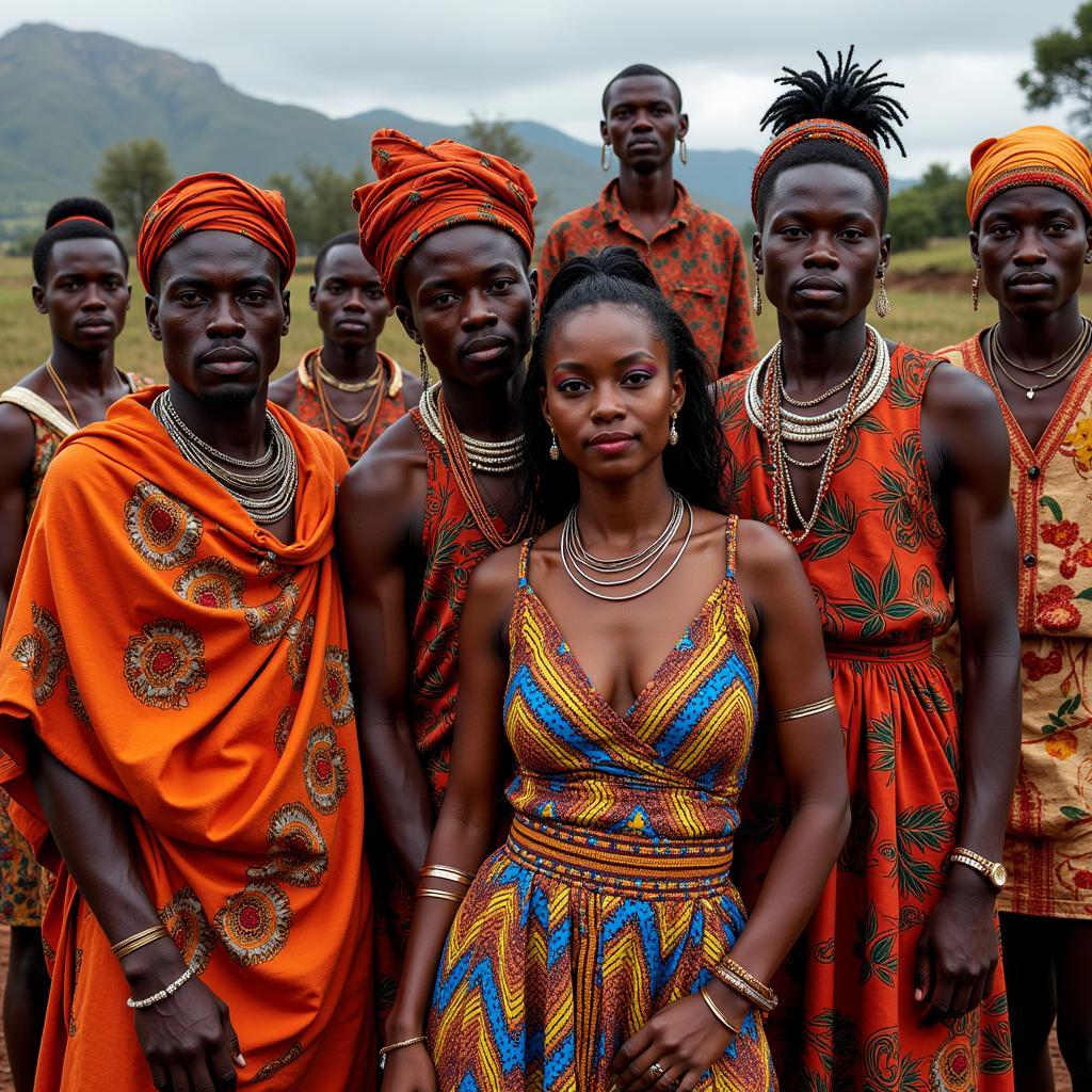 Lemba People in Traditional Attire